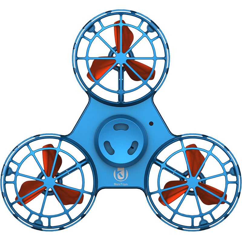 新款F1飞行指尖陀螺·减压神器 蓝色版